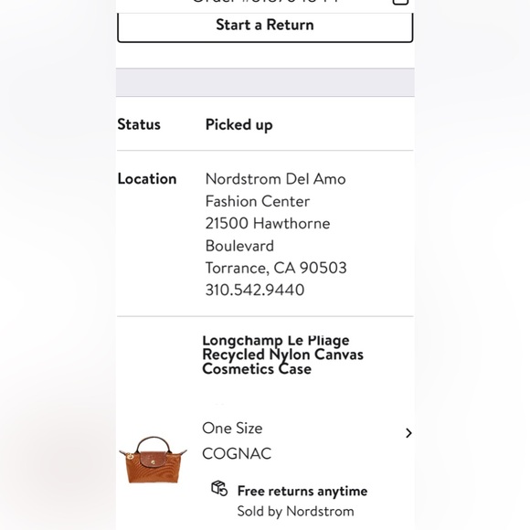 Longchamp Le Pilage Nylon Canvas Cosmetics Case - Picture 13 of 13